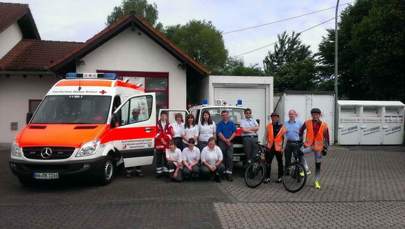 Gruppenfoto vorm SAN-Dienst Jedem Sayn Tal 2013