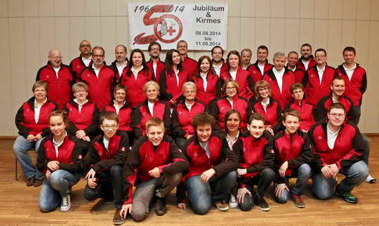 Foto: Die Ehrenamtlichen aktiven und JRK des DRK-Ortsvereins Herschbach